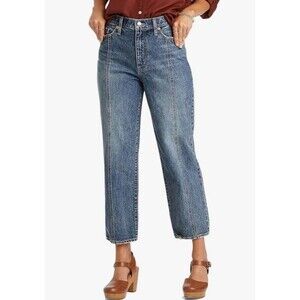 Universal Thread High-Rise Vintage Straight Jeans Medium Tint Denim